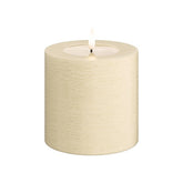 DELUXE Unique Crème LED Candle 10x10 - (UNI-0112)